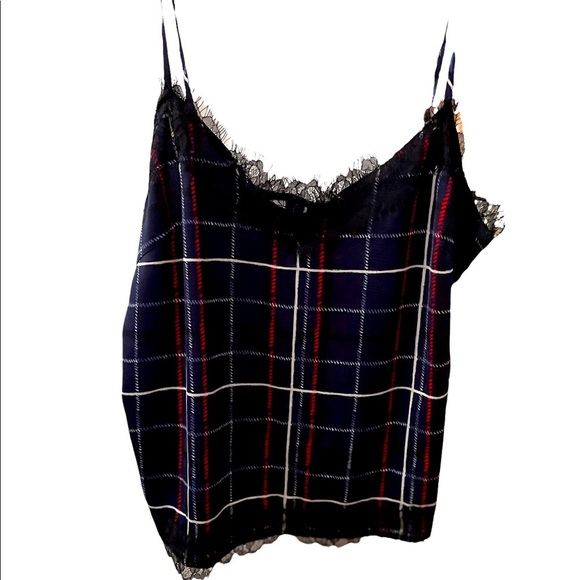 cupcakes & cashmere Tops - Cupcakes and Cashmere Navy Blue Camisole size Small